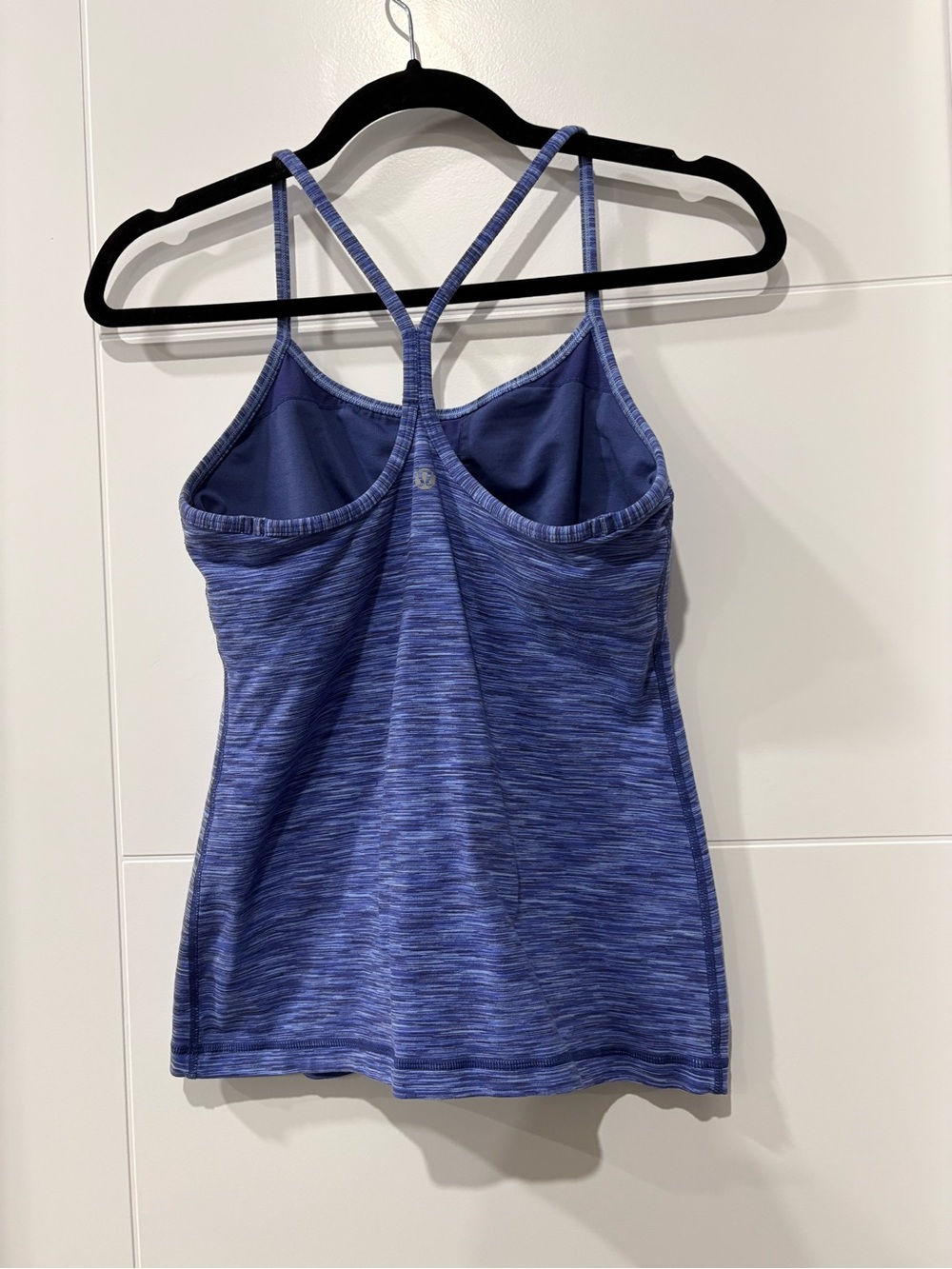 lululemon athletica Blue Space Dye Power Y Strappy Tank Top
